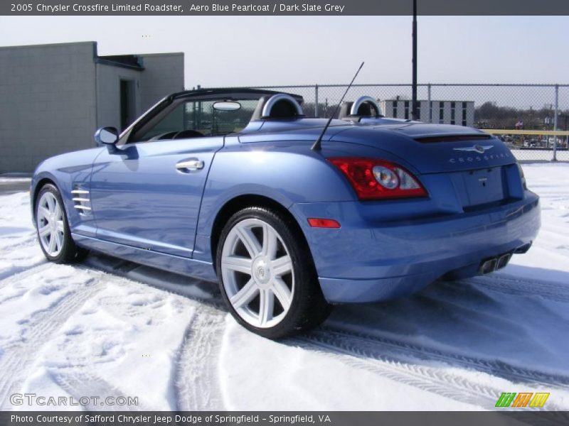 Aero Blue Pearlcoat / Dark Slate Grey 2005 Chrysler Crossfire Limited Roadster