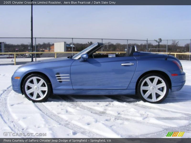 Aero Blue Pearlcoat / Dark Slate Grey 2005 Chrysler Crossfire Limited Roadster