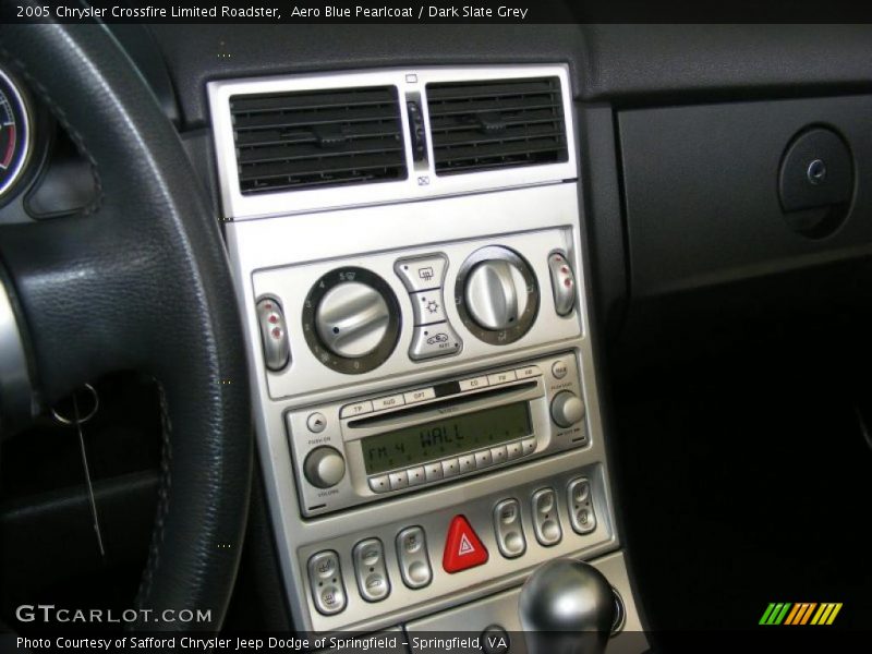 Aero Blue Pearlcoat / Dark Slate Grey 2005 Chrysler Crossfire Limited Roadster