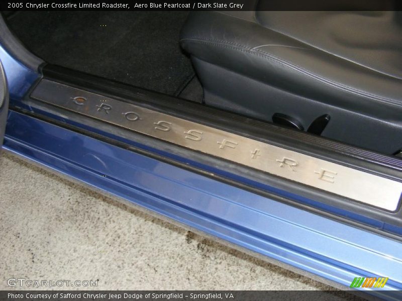 Aero Blue Pearlcoat / Dark Slate Grey 2005 Chrysler Crossfire Limited Roadster