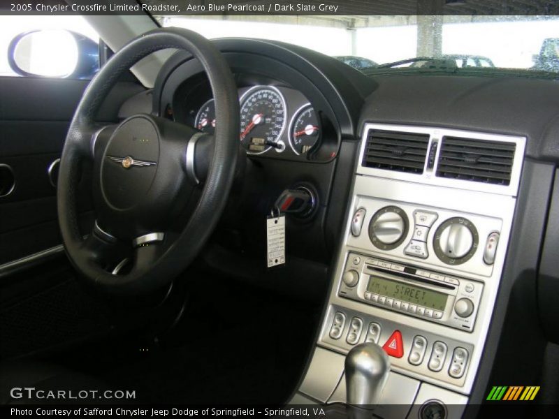 Aero Blue Pearlcoat / Dark Slate Grey 2005 Chrysler Crossfire Limited Roadster