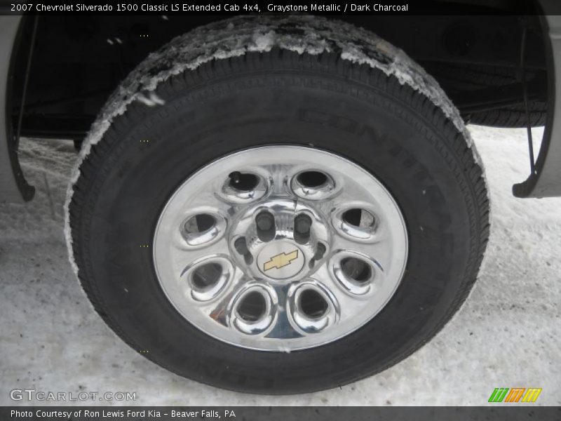 Graystone Metallic / Dark Charcoal 2007 Chevrolet Silverado 1500 Classic LS Extended Cab 4x4