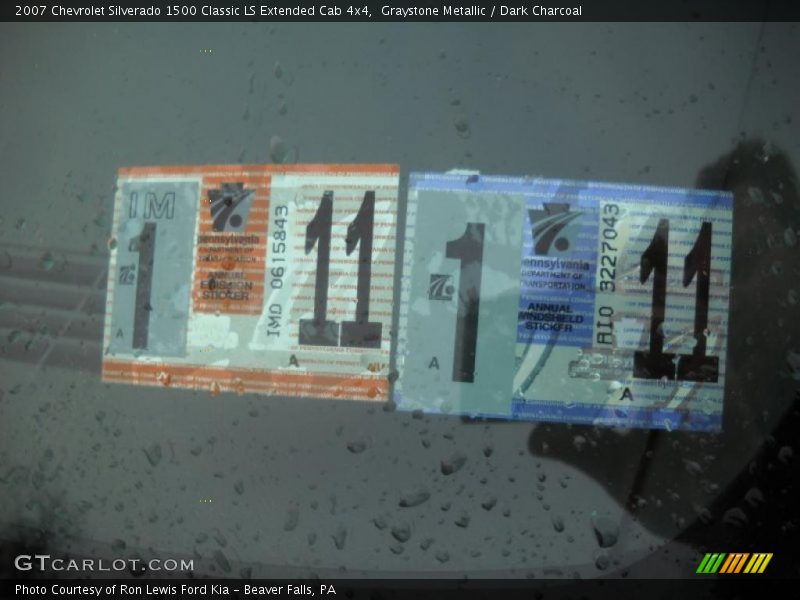 Graystone Metallic / Dark Charcoal 2007 Chevrolet Silverado 1500 Classic LS Extended Cab 4x4