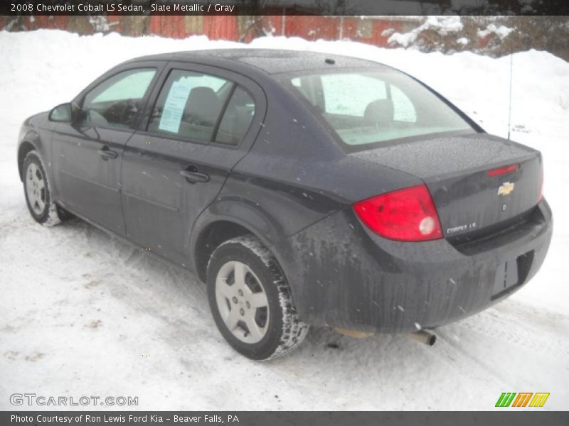 Slate Metallic / Gray 2008 Chevrolet Cobalt LS Sedan
