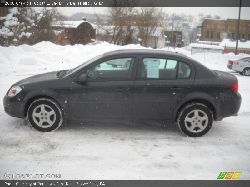 Slate Metallic / Gray 2008 Chevrolet Cobalt LS Sedan