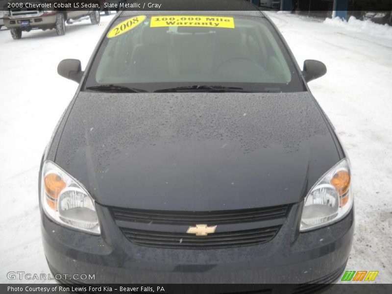 Slate Metallic / Gray 2008 Chevrolet Cobalt LS Sedan