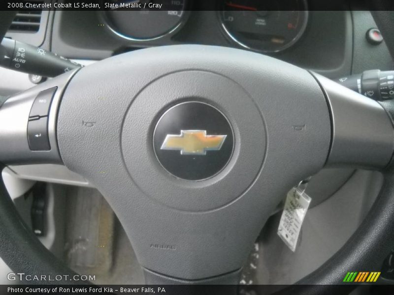 Slate Metallic / Gray 2008 Chevrolet Cobalt LS Sedan