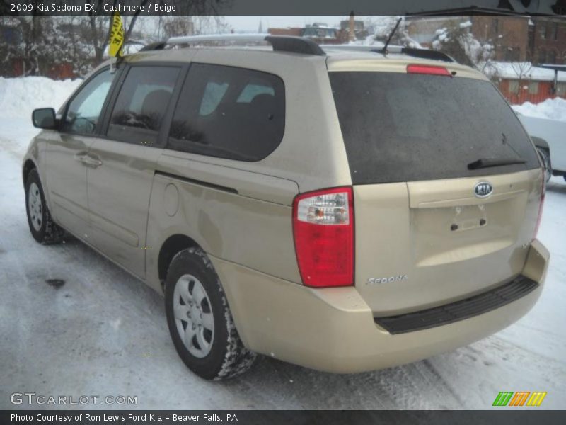 Cashmere / Beige 2009 Kia Sedona EX