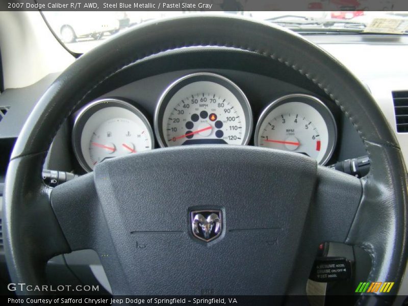Steel Blue Metallic / Pastel Slate Gray 2007 Dodge Caliber R/T AWD