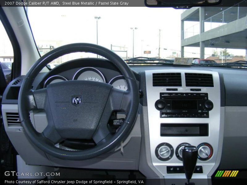 Steel Blue Metallic / Pastel Slate Gray 2007 Dodge Caliber R/T AWD