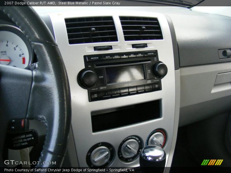 Steel Blue Metallic / Pastel Slate Gray 2007 Dodge Caliber R/T AWD