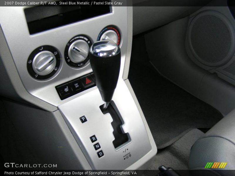 Steel Blue Metallic / Pastel Slate Gray 2007 Dodge Caliber R/T AWD