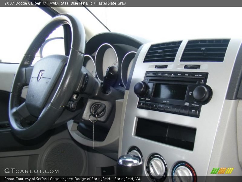 Steel Blue Metallic / Pastel Slate Gray 2007 Dodge Caliber R/T AWD