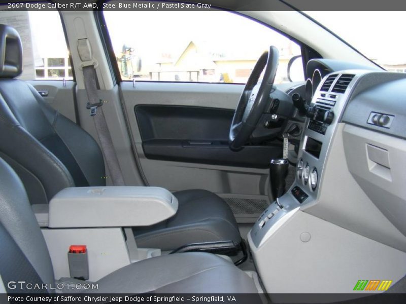 Steel Blue Metallic / Pastel Slate Gray 2007 Dodge Caliber R/T AWD