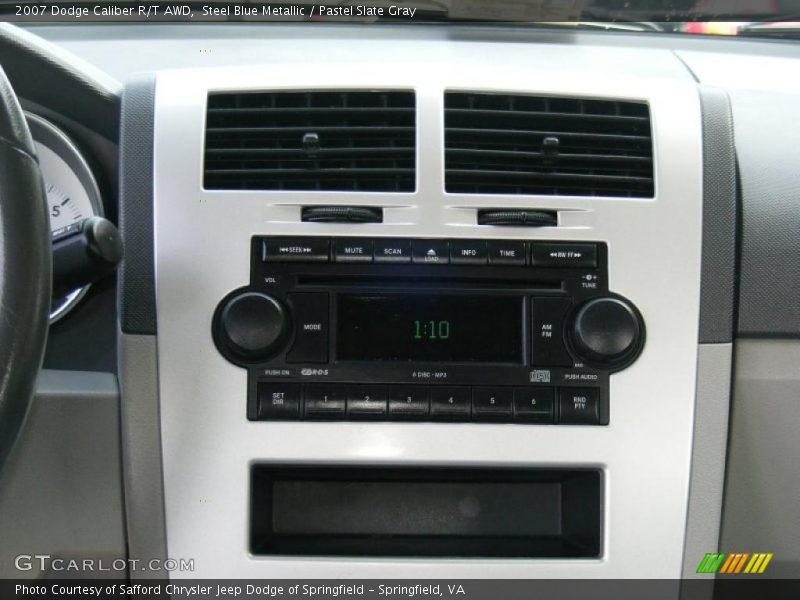 Steel Blue Metallic / Pastel Slate Gray 2007 Dodge Caliber R/T AWD