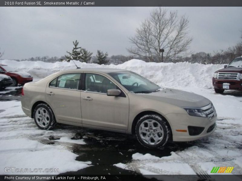 Smokestone Metallic / Camel 2010 Ford Fusion SE