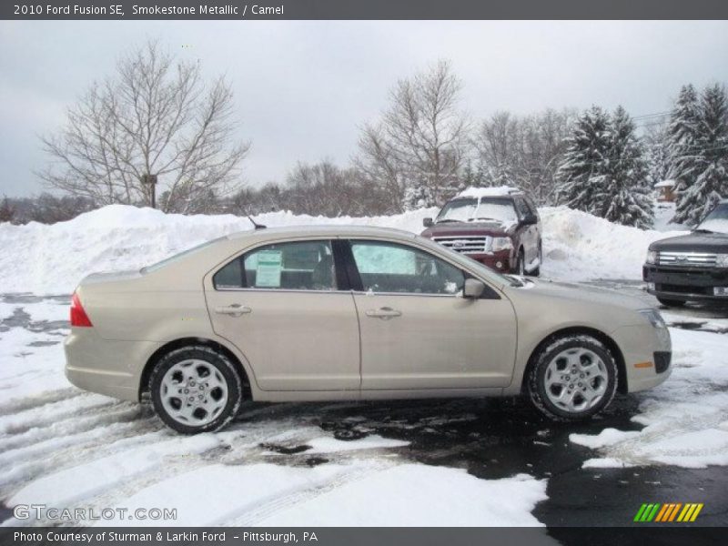 Smokestone Metallic / Camel 2010 Ford Fusion SE