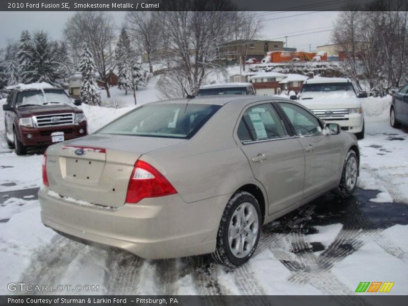 Smokestone Metallic / Camel 2010 Ford Fusion SE
