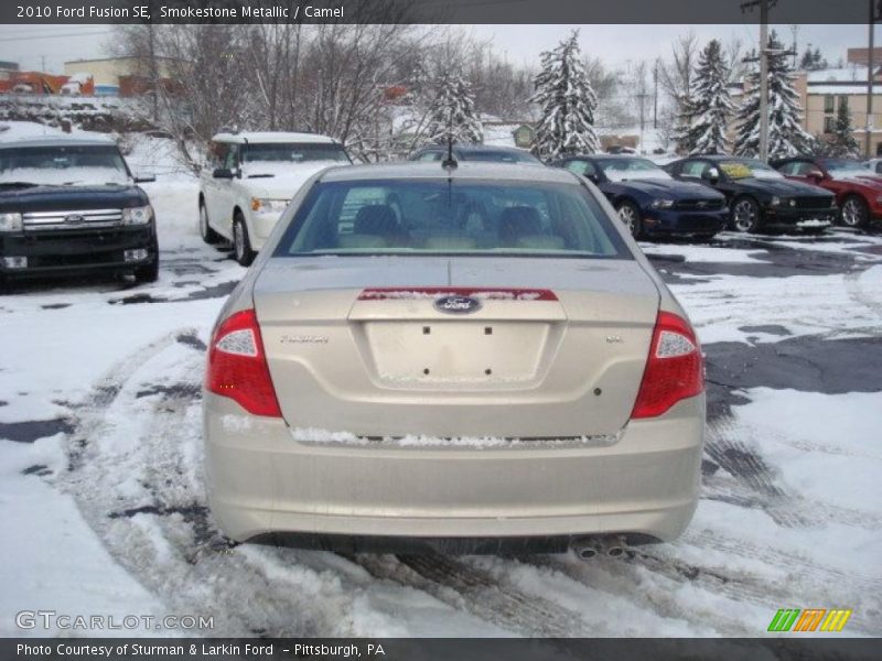 Smokestone Metallic / Camel 2010 Ford Fusion SE
