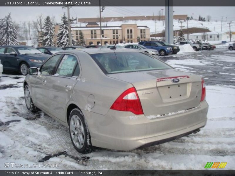 Smokestone Metallic / Camel 2010 Ford Fusion SE