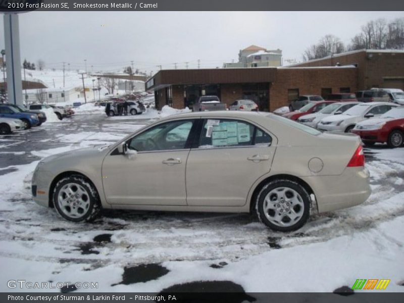 Smokestone Metallic / Camel 2010 Ford Fusion SE