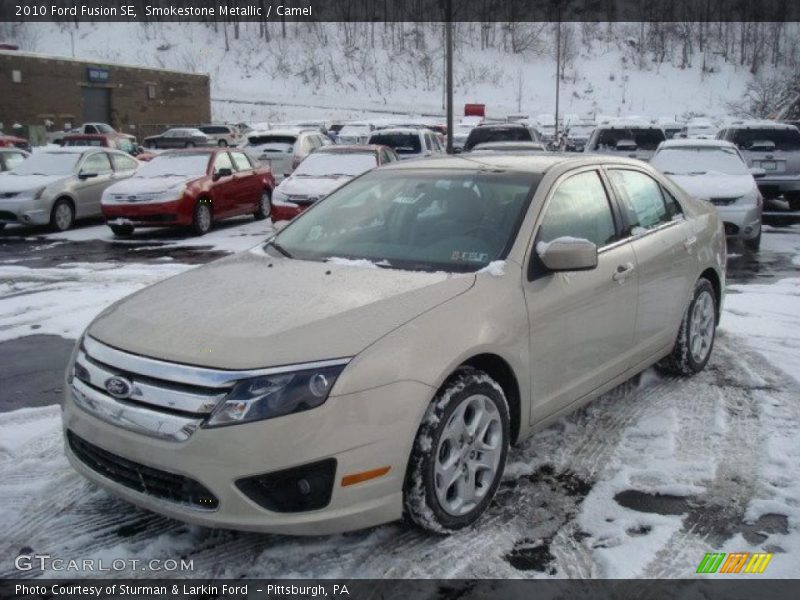 Smokestone Metallic / Camel 2010 Ford Fusion SE