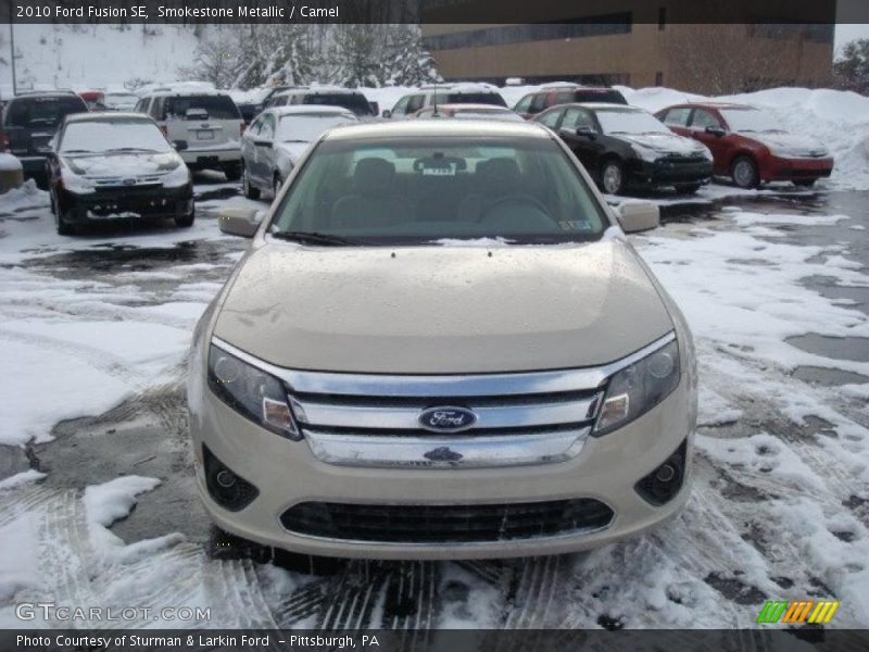 Smokestone Metallic / Camel 2010 Ford Fusion SE