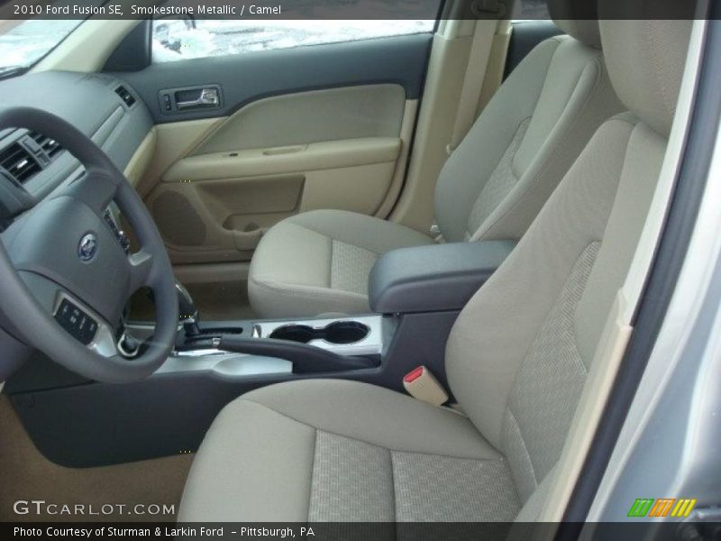Smokestone Metallic / Camel 2010 Ford Fusion SE