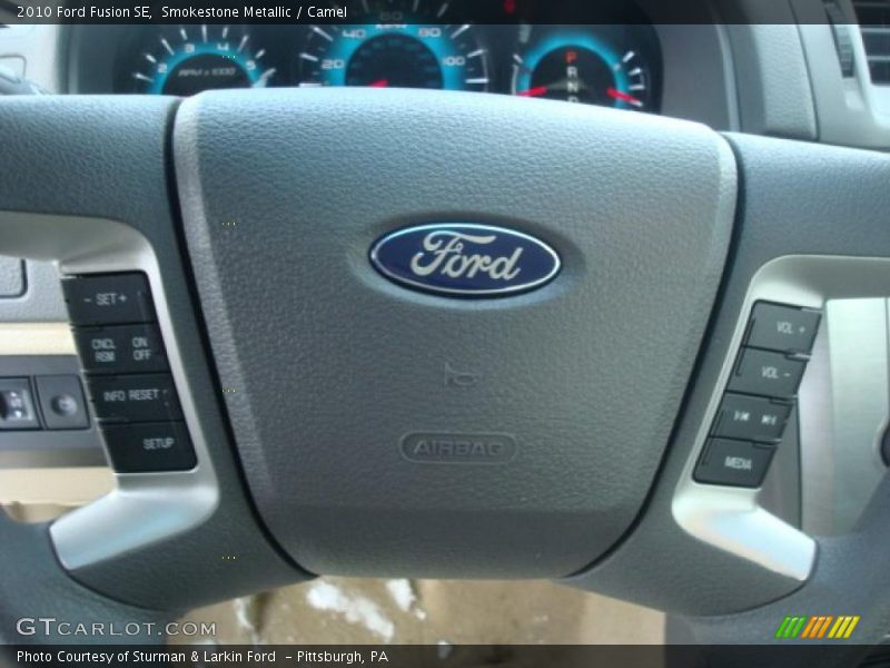 Smokestone Metallic / Camel 2010 Ford Fusion SE