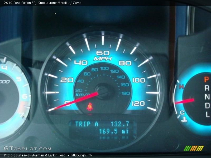Smokestone Metallic / Camel 2010 Ford Fusion SE