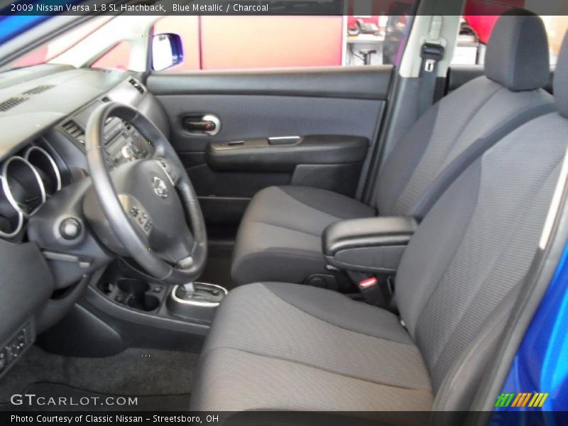 Blue Metallic / Charcoal 2009 Nissan Versa 1.8 SL Hatchback