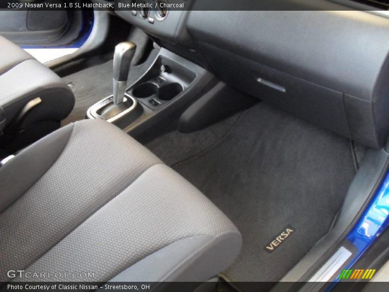 Blue Metallic / Charcoal 2009 Nissan Versa 1.8 SL Hatchback