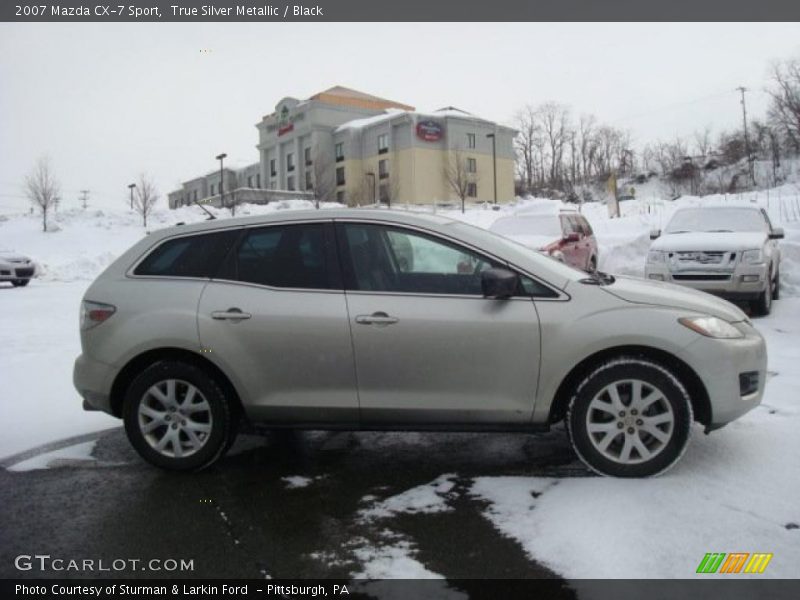 True Silver Metallic / Black 2007 Mazda CX-7 Sport