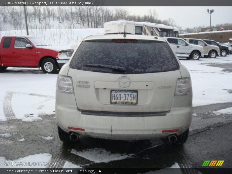 True Silver Metallic / Black 2007 Mazda CX-7 Sport