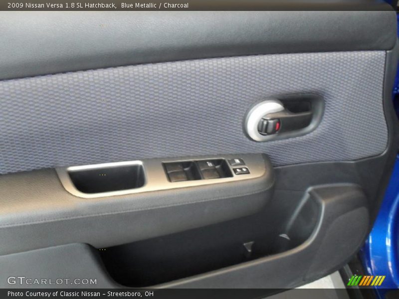 Blue Metallic / Charcoal 2009 Nissan Versa 1.8 SL Hatchback