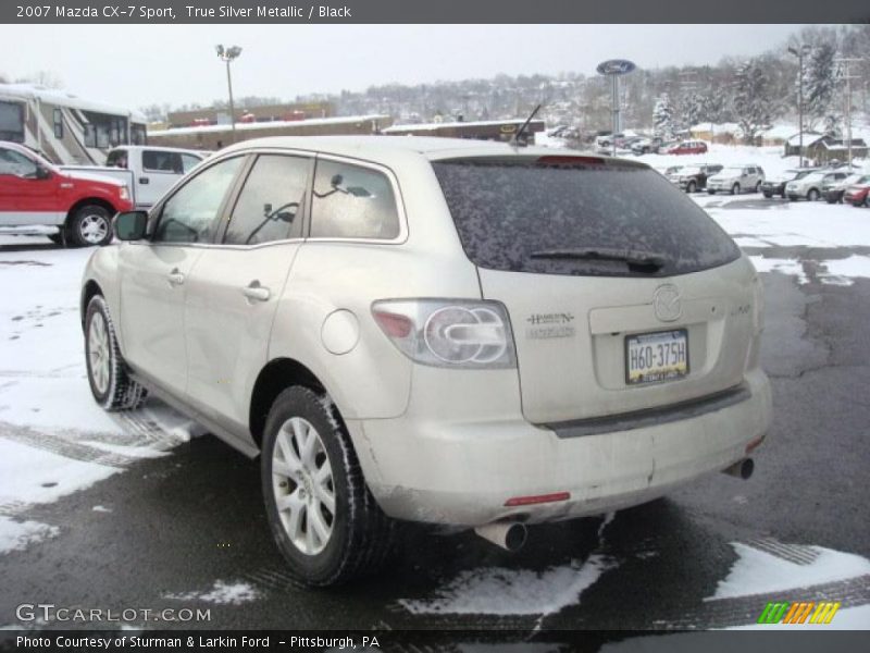 True Silver Metallic / Black 2007 Mazda CX-7 Sport