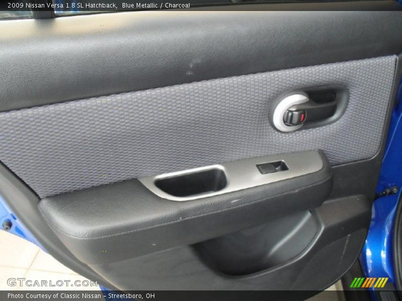 Blue Metallic / Charcoal 2009 Nissan Versa 1.8 SL Hatchback