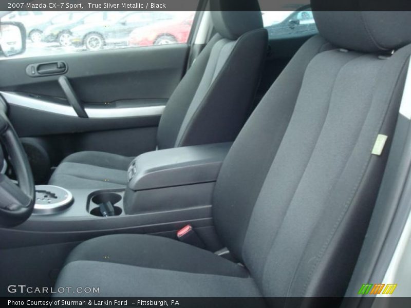 True Silver Metallic / Black 2007 Mazda CX-7 Sport