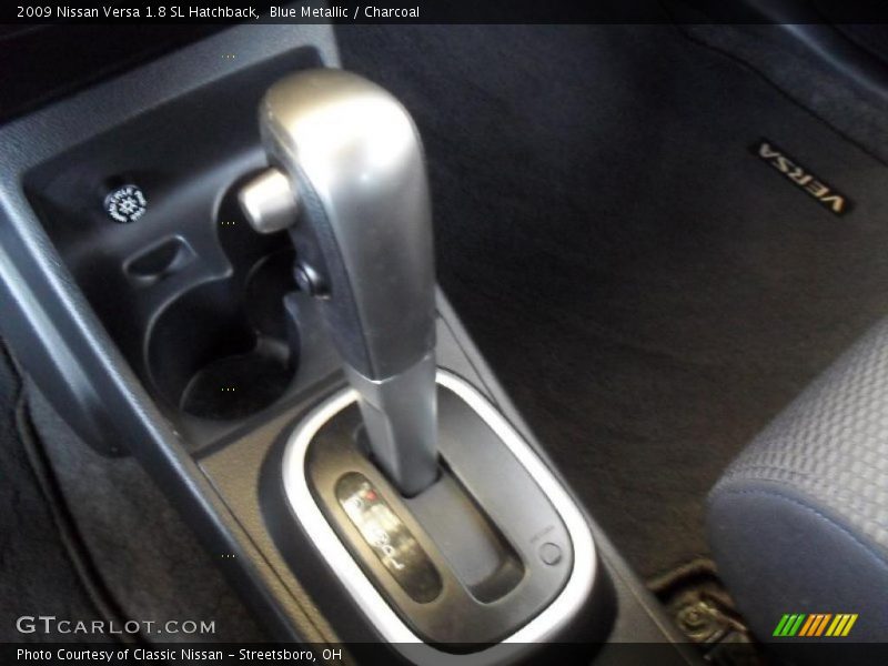Blue Metallic / Charcoal 2009 Nissan Versa 1.8 SL Hatchback
