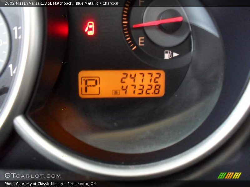 Blue Metallic / Charcoal 2009 Nissan Versa 1.8 SL Hatchback