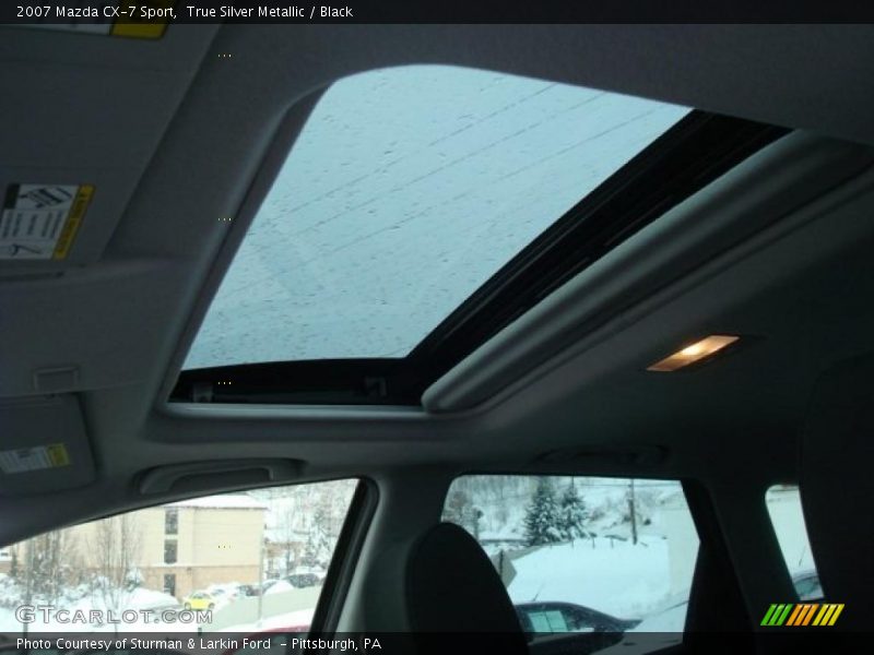 True Silver Metallic / Black 2007 Mazda CX-7 Sport