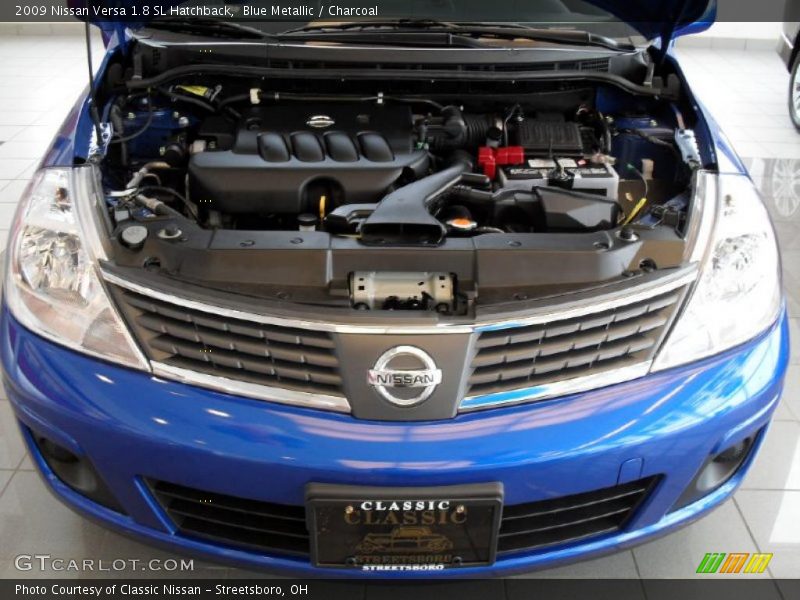 Blue Metallic / Charcoal 2009 Nissan Versa 1.8 SL Hatchback