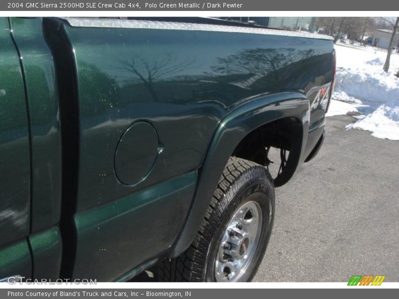 Polo Green Metallic / Dark Pewter 2004 GMC Sierra 2500HD SLE Crew Cab 4x4