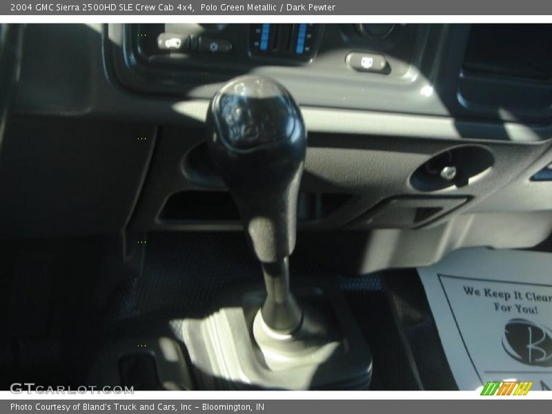 Polo Green Metallic / Dark Pewter 2004 GMC Sierra 2500HD SLE Crew Cab 4x4