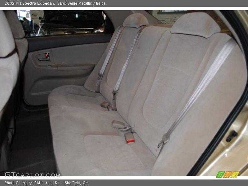 Sand Beige Metallic / Beige 2009 Kia Spectra EX Sedan