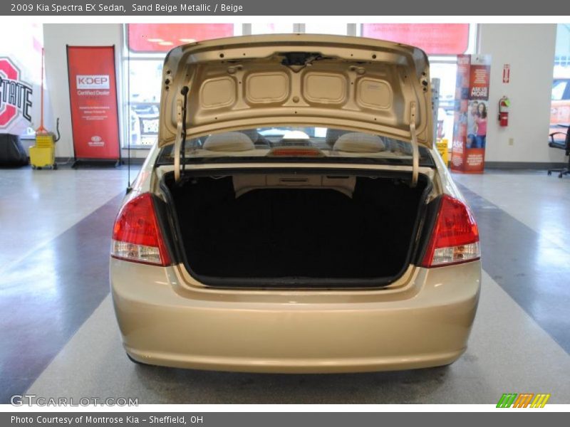 Sand Beige Metallic / Beige 2009 Kia Spectra EX Sedan