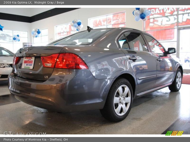 Midnight Gray / Beige 2009 Kia Optima LX