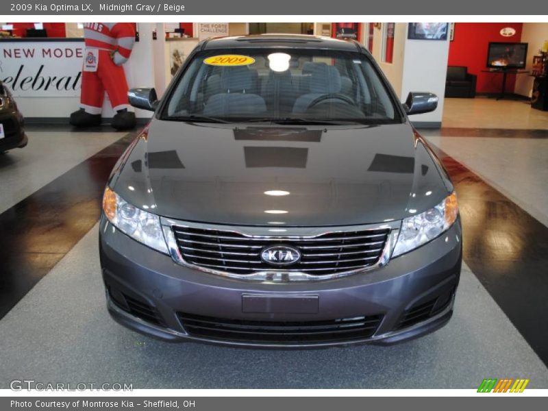 Midnight Gray / Beige 2009 Kia Optima LX