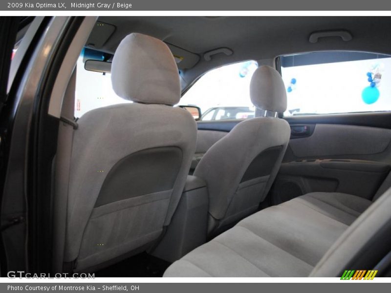 Midnight Gray / Beige 2009 Kia Optima LX