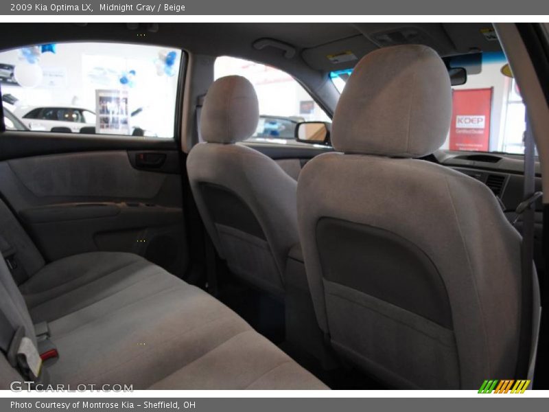 Midnight Gray / Beige 2009 Kia Optima LX